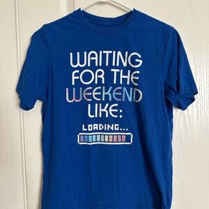 Wonder Nation Blue Tee with Graphic Print